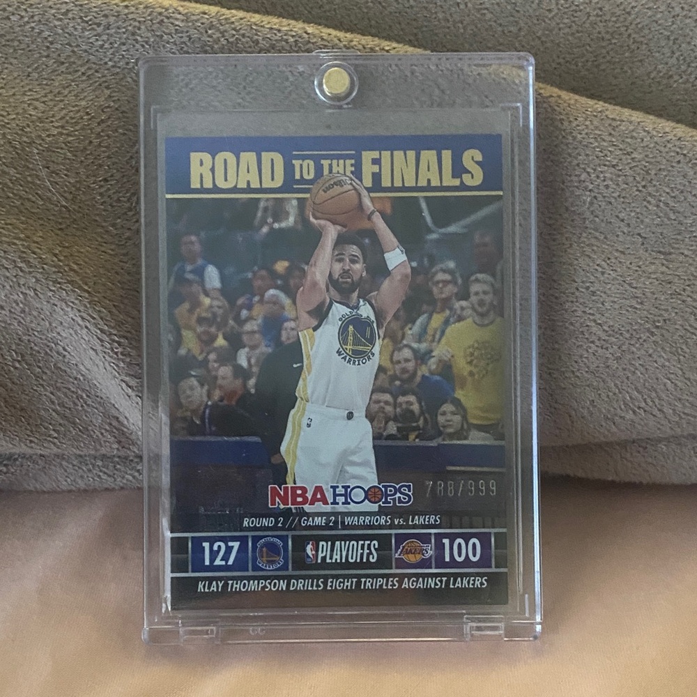 2023 Panini NBA Hoops allay Thompson Road To The Finals Glitter /999!!
